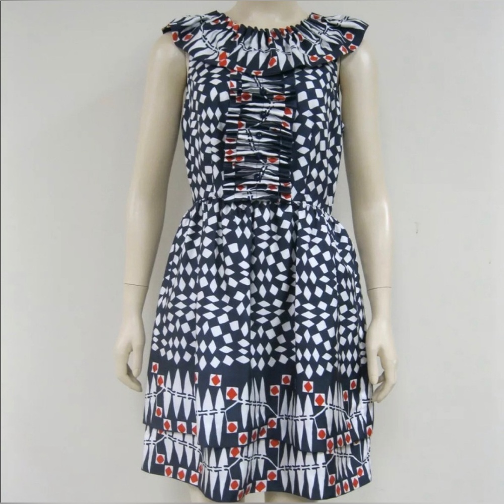 EUC Leifsdottir Quirky Silk Mini Dress